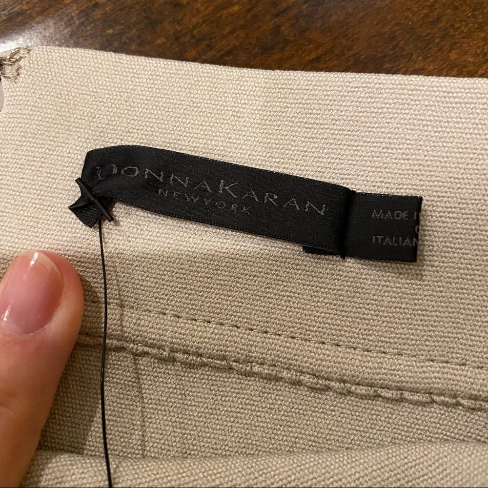 Donna Karan Khaki Pencil Skirt NWT - Picture 2 of 5